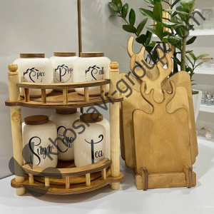 استند دو طبقه گرد
