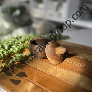 قندان چوبی گردو