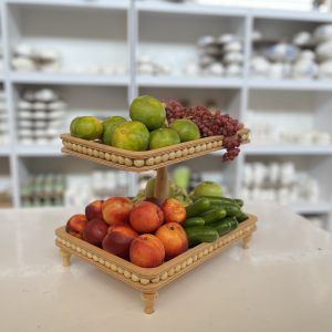 میوه خوری دو طبقه مهره دار